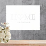 Impresión Metalizada Regalo moderno minimalista de la familia residenci<br><div class="desc">el poster moderno y minimalista personalizado de la familia debe ser un reflejo de los valores,  la personalidad y la historia única de la familia,  al mismo tiempo que encaja en la estética moderna y minimalista de su hogar.</div>