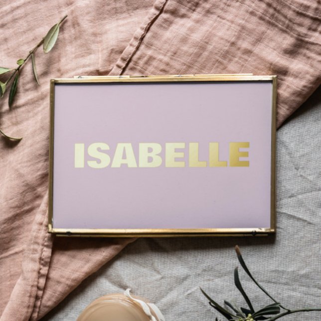 Impresión Metalizada RUBOR PINK Moderno negrita negrita TEXTO EDITABLE  (Subido por el creador)