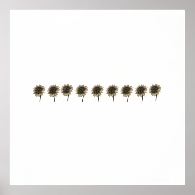 Impresión Metalizada Sunflower Live, Lauder, Amar (Anverso)