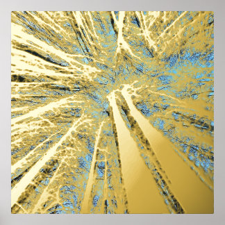 Impresión Metalizada Susurros del bosque de susurros