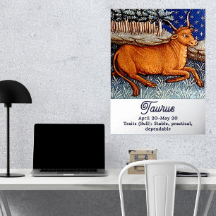 Impresión Metalizada Taurus la fiesta de cumpleaños del Rótulo Bull Zod