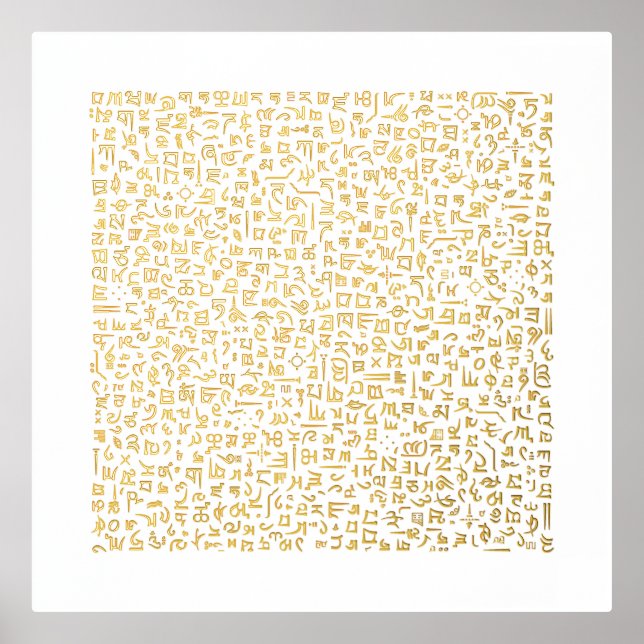 Impresión Metalizada Tibetano (Anverso)