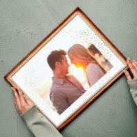 Tiny Stars Personalizado moderno Photo Gold