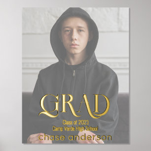 Impresión Metalizada Tipografía completa de superposición de fotografía