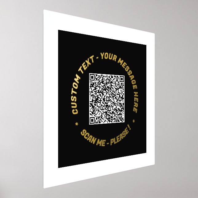 Impresión Metalizada Tu código QR Información de análisis de informació (Distribución)