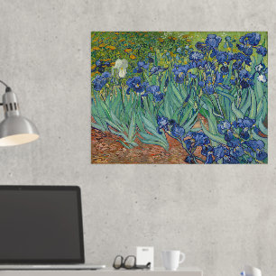 Impresión Metalizada Vincent Van Gogh, Irises, Les Iris