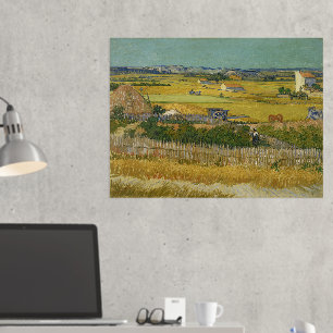 Impresión Metalizada Vincent Van Gogh, La Cosecha, De Oogst