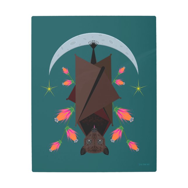 Impresión Metalizado 16x20 de Fox Volante (Anverso)