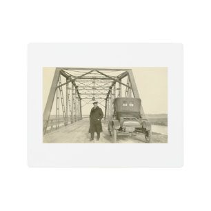 Impresión Metalizado 8x10 de estilo antiguo para h