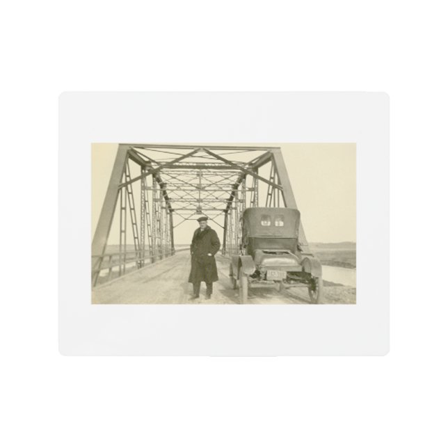 Impresión Metalizado 8x10 de estilo antiguo para h (Anverso)