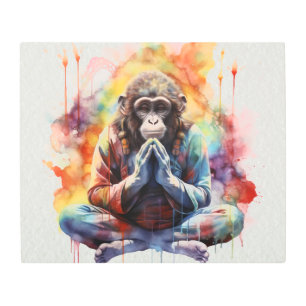 *~* Impresión Metalizado Chimpanzee Ape Rainbow SC
