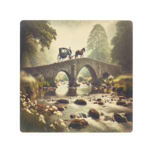 Impresión Metalizado con el estilo de aceite "A Ri