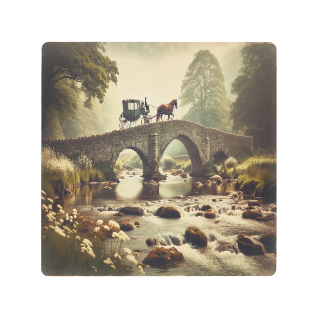 Impresión Metalizado con el estilo de aceite "A Ri (Anverso)