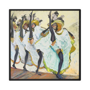 Impresión Metalizado de bailarinas canas