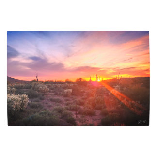 Impresión Metalizado de Cactus Sunset de Superstic