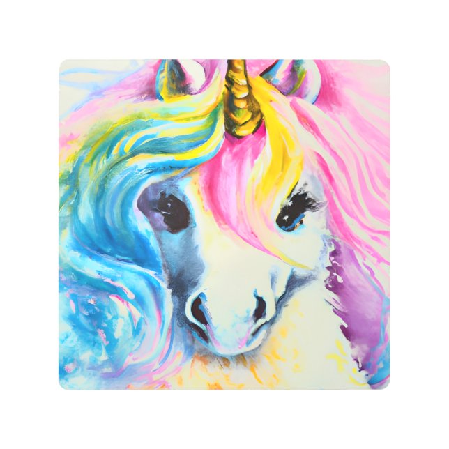 Impresión Metalizado de color de arcoiris de Unice (Anverso)