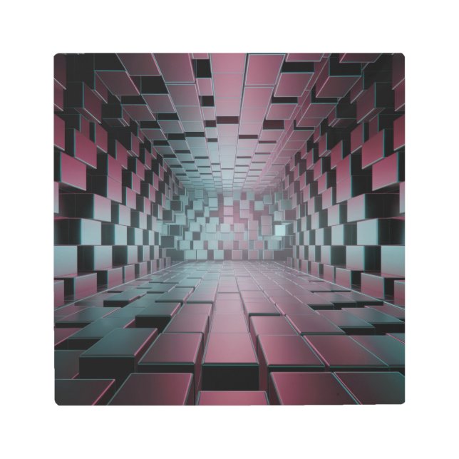 Impresión Metalizado de cubos 3D (Anverso)