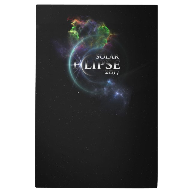 Impresión Metalizado de Eclipse solar 2017 (Anverso)