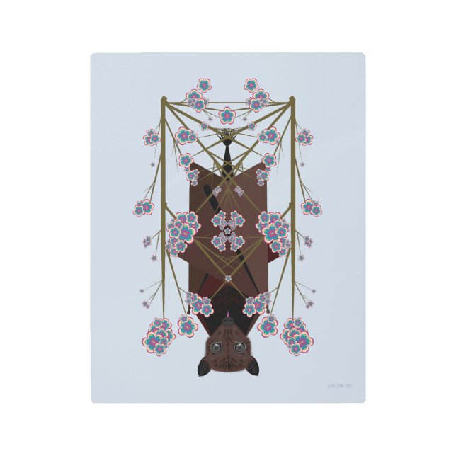 Impresión Metalizado de Fox Sky Blue 11x14 (Anverso)