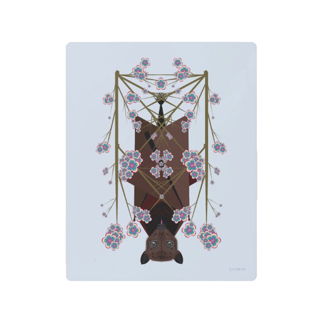 Impresión Metalizado de Fox Sky Blue 8x10 (Anverso)