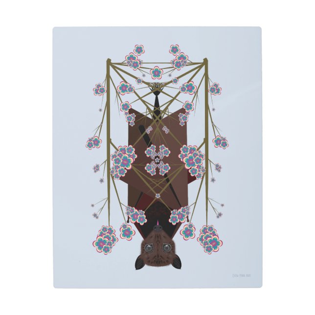 Impresión Metalizado de Fox Sky Blue de 16x20 (Anverso)