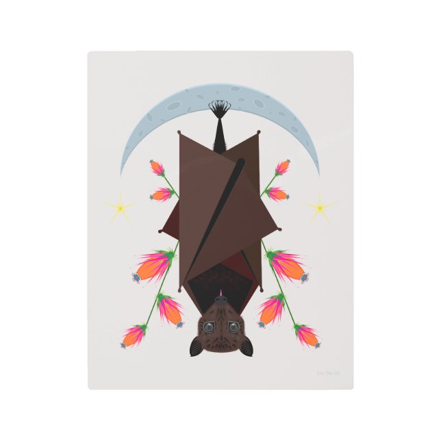 Impresión Metalizado de Fox Volante 11x14 (Anverso)