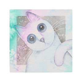 Impresión Metalizado de gato nebulosa