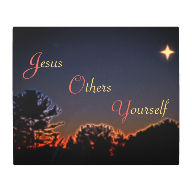 Impresión Metalizado de JOY Christian (Anverso)