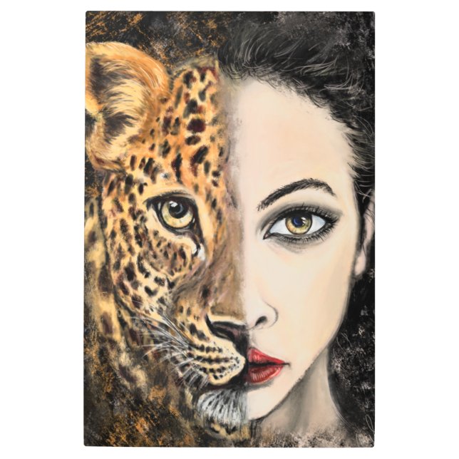 Impresión Metalizado de Leopard Chica (Anverso)