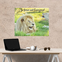 Impresión Metalizado de vida salvaje majestuosa de