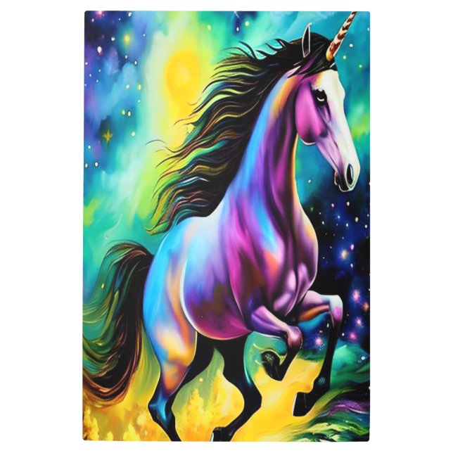 Impresión Metalizado del arte del arco iris de Uni (Anverso)