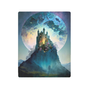 Impresión Metalizado del castillo de fantasía mági