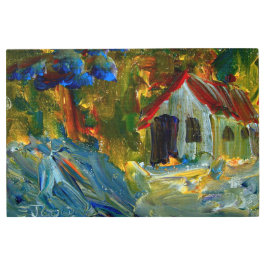 Impresión metalizado- E.J. Gold - Paisaje de campo