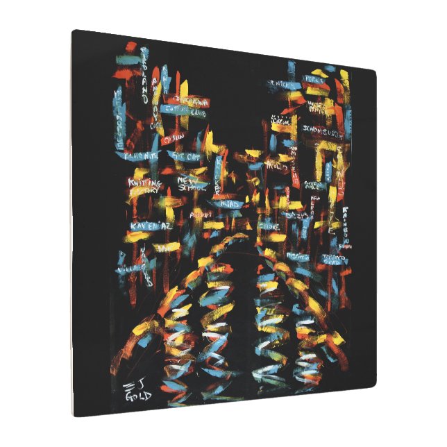 Impresión metalizado - E.J. Gold S.F. Jazz Clubs (Angulado)