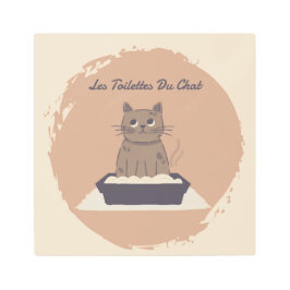 Impresión metalizado, Les Toilettes Du Chat