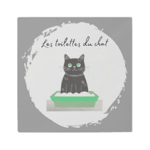 Impresión metalizado, Les Toilettes Du Chat