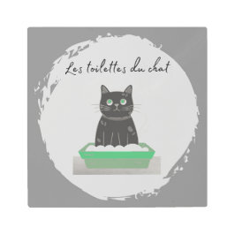 Impresión metalizado, Les Toilettes Du Chat