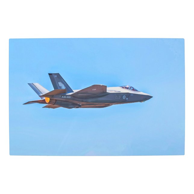 Impresión Metalizado Lockheed Martin F-35A Lightni (Anverso)
