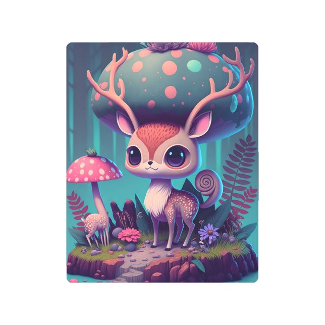 Impresión Metalizado por arte de fantasía de cierv (Anverso)