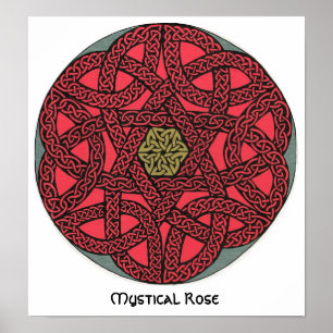 Impresión mística Rosa