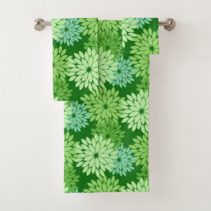 Impresión moderna de Kimono floral, verde Lime