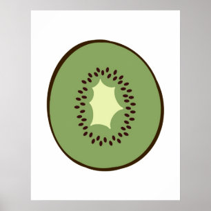 Impresión moderna de una fruta de kiwi para su