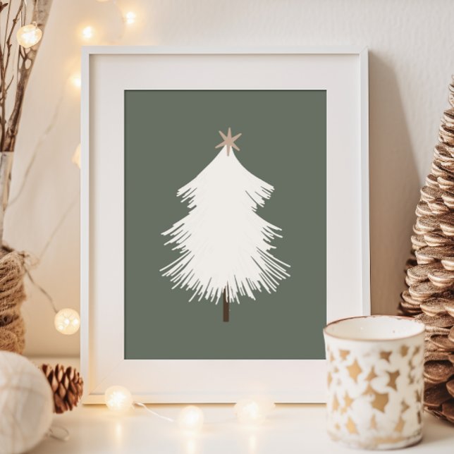 Impresión moderna del Boho Beige y el Oro en árbol (Subido por el creador)