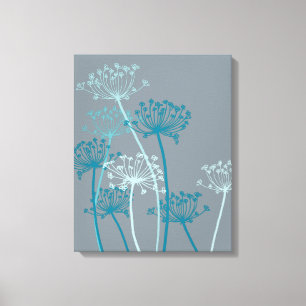 Impresión moderna gráfica de la lona del gris azul