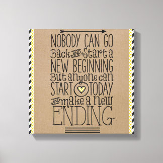 Impresión motivacional: Nuevo comienzo