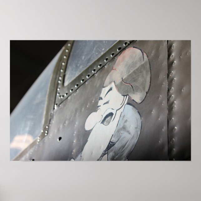 Impresión noseart 'Grumpy' B-25 (Frente)