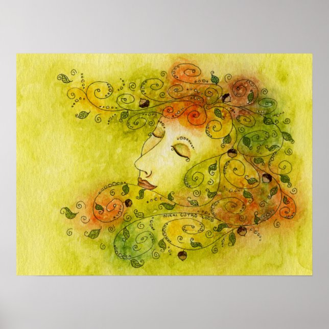 Impresión Nymph de otoño (Frente)