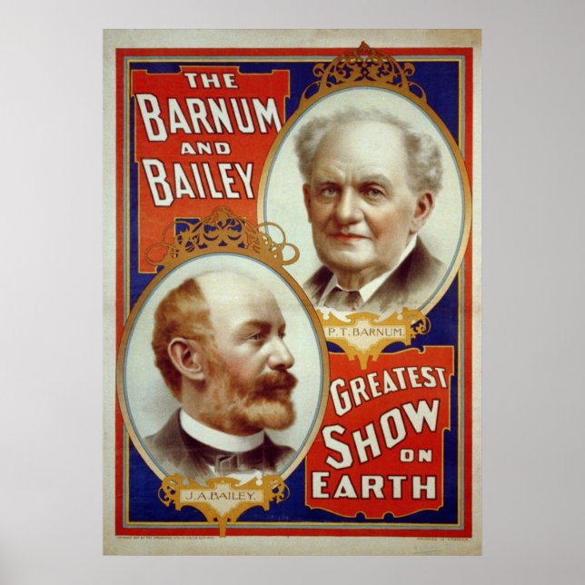 Impresión o Poster de barnum y Bailey (Frente)