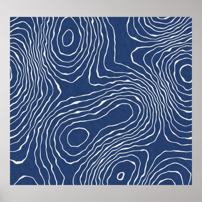 Impresión orgánica topográfica de la línea terrest (Frente)