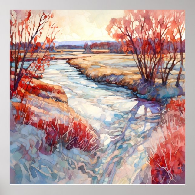 Impresión paisajística del otoño del país (Frente)